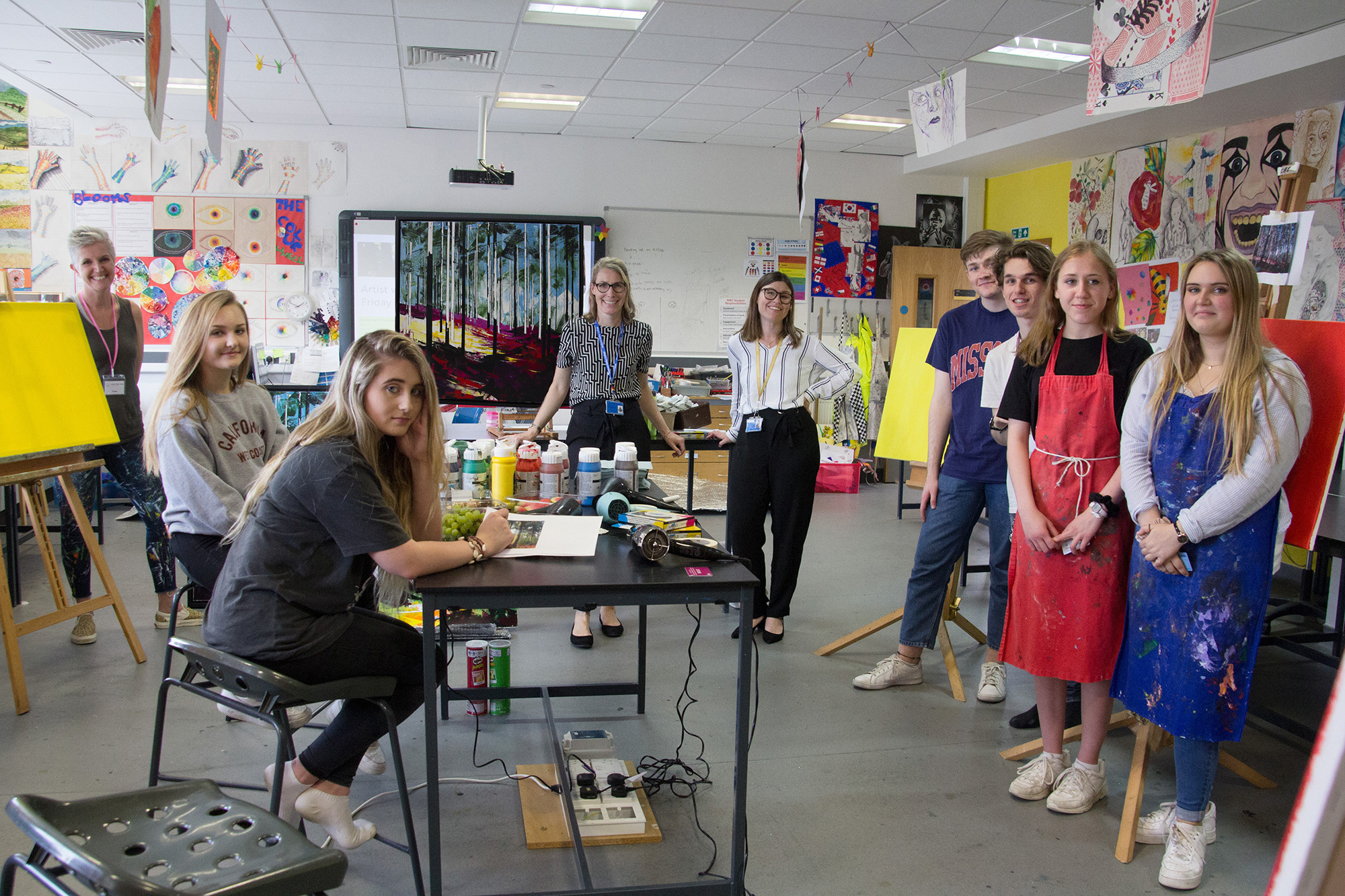 Art Workshop in action